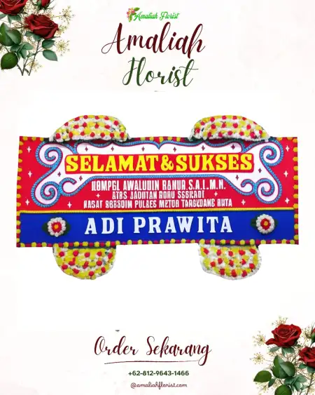 Papan Bunga Ucapan Selamat Jeruksari